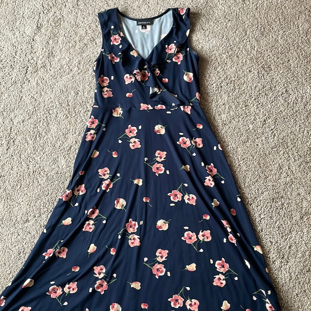 Women’s Fortune & Ivy Sleeveless Midi Dress